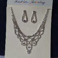 نیم ست تمام نگین مجلسی شیک 