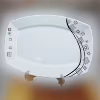 دیس مستطیل چینی تقدیس طرح ورجینیا 