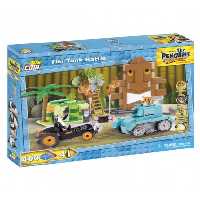 اسباب بازی ساختنی مدل پنگوئن ها- نبرد تانکی تیکی Cobi Penguins Tiki Tank Battle