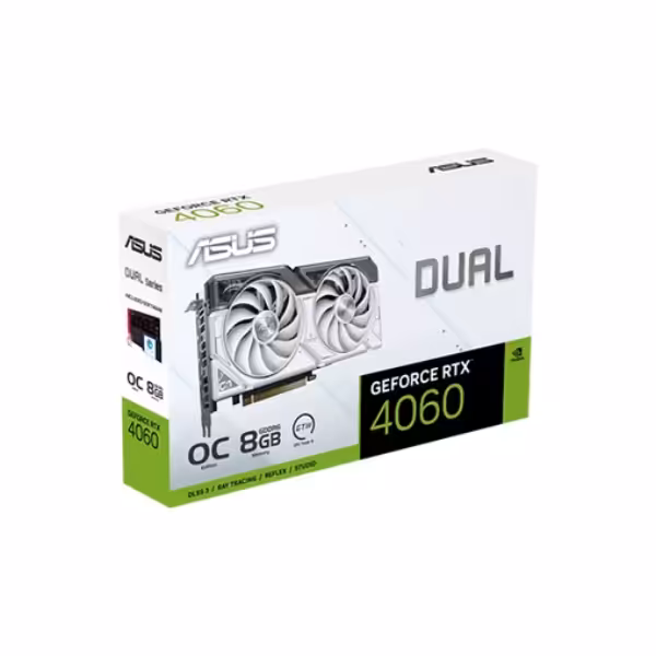 کارت گرافیک ایسوس مدل Dual RTX 4060 O8G White
