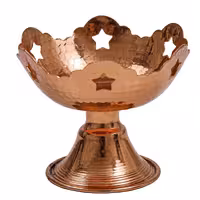 بستنی خوری مسی مدل ستاره نانو 6 تایی آلامیس