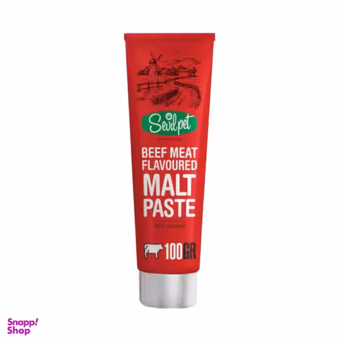 خمیر مالت گربه سویل پت مدل Beef وزن 100 گرم