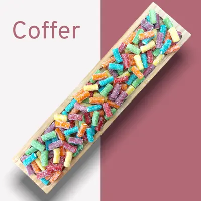پاستیل لوله ای شکری 1 کیلوگرم-کوفر