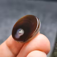  نگین فوق العاده زیبای سنگ صد درصد طبیعی عقیق خاص اصل خراسانی 
کد 27559