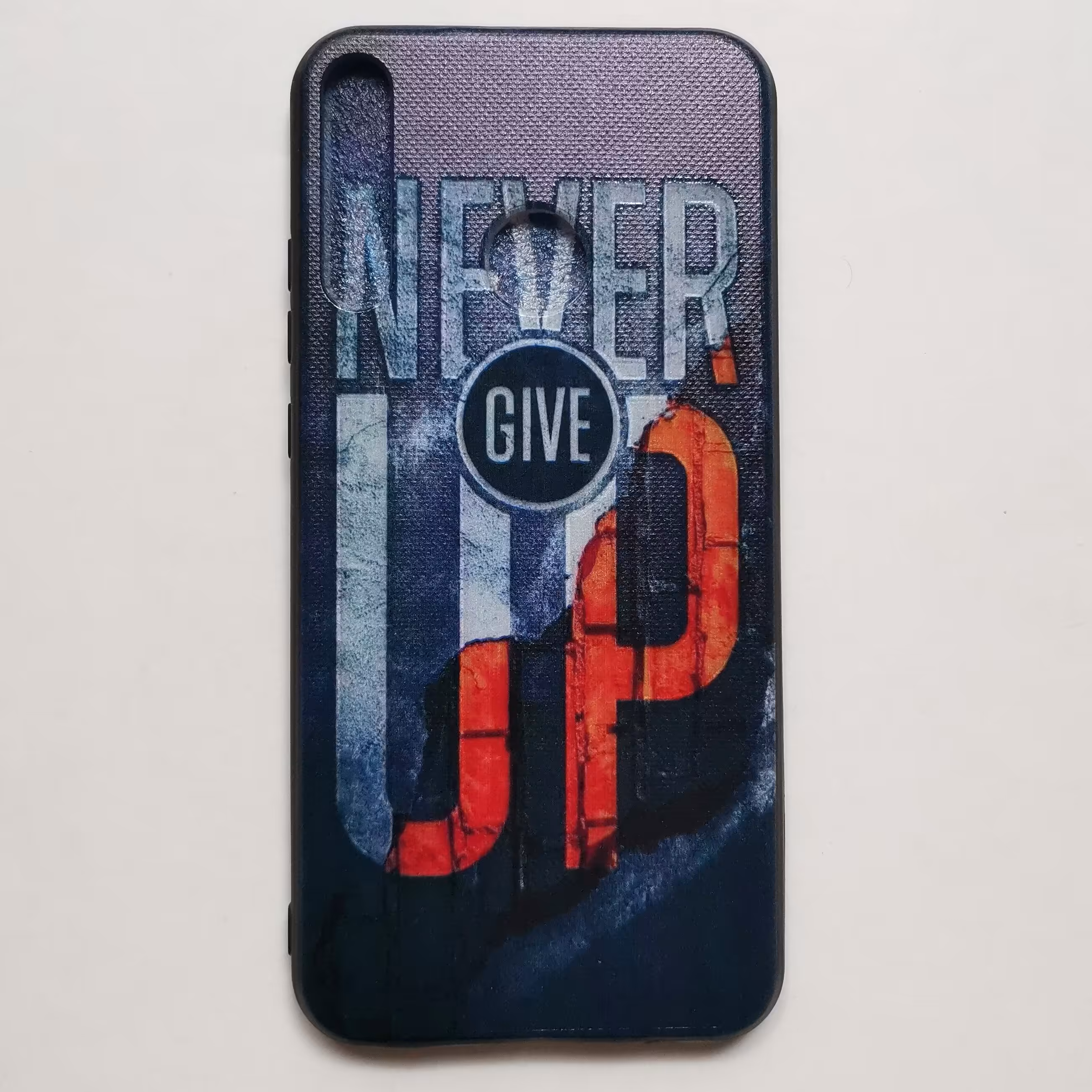 قاب طرحدار هرگز تسلیم نشو مناسب گوشی هوآوی Y7p 2020