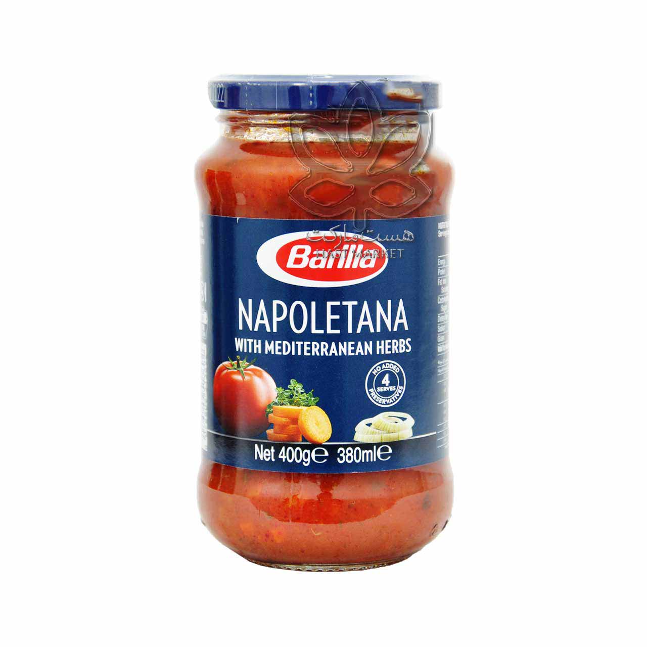 سس ناپولیتانا ( گوجه با سبزیجات مدیترانه ای ) 400 گرم باریلا - barilla