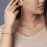 ست کارتیر استیل ظریف با انگشتر ست