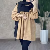تونیک مانتویی عروسکی نازلی درجه یک