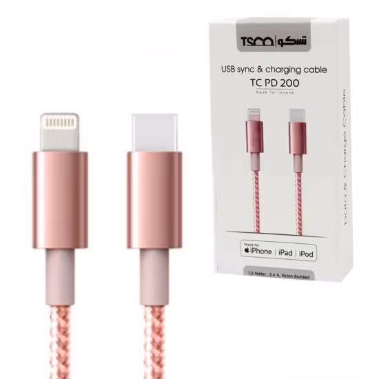 کابل (iphone to type-c) طول1.5 متر تسکو (TSCO) مدل TC PD 200

