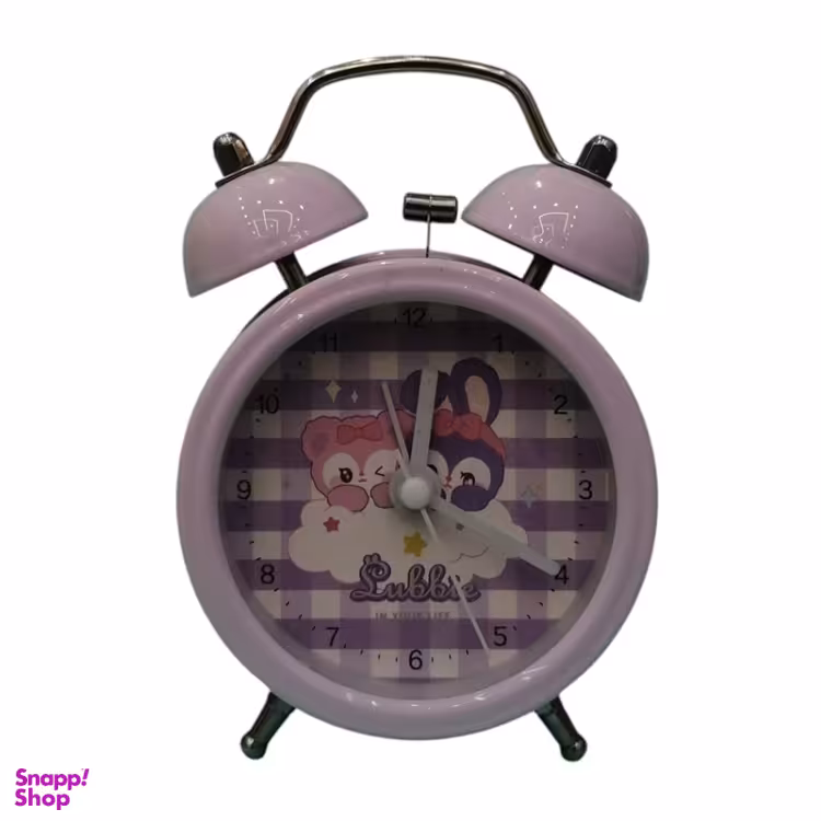 ساعت رومیزی طرح خرگوش صفحه شطرنجی مدل بیدارشو کد 1451