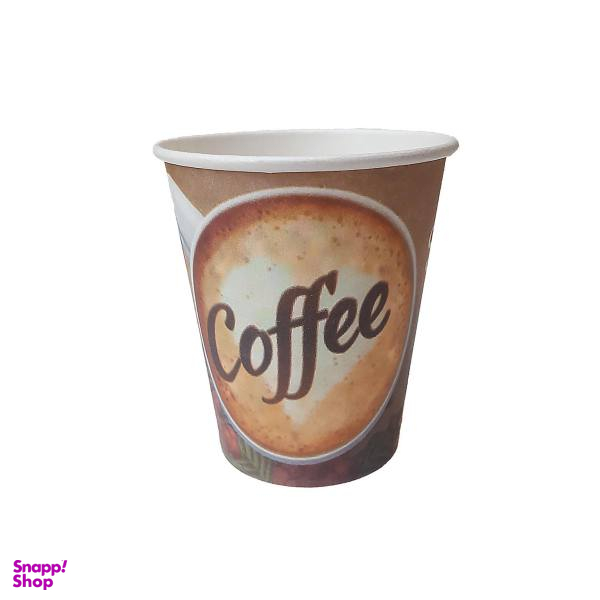 لیوان یکبار مصرف کاغذی مدل 220CC بسته 50 عددی