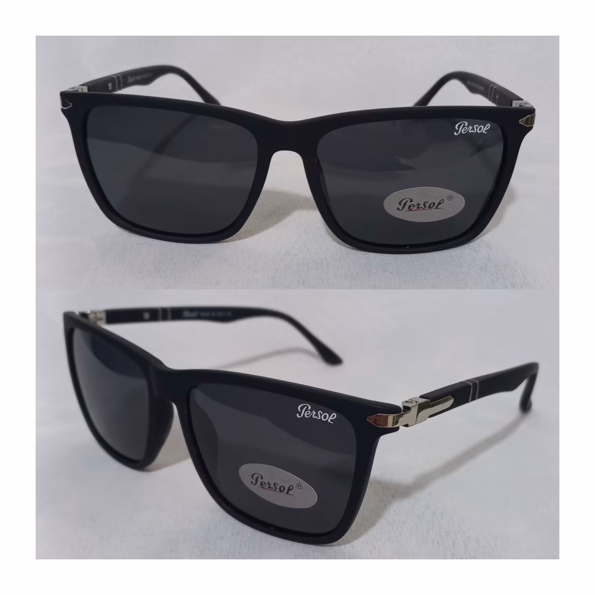 عینک آفتابی مردانه وزنانه پرسول Persol. مدل P8017 دارای خاصیت پلاریزه و استاندارد UV400  