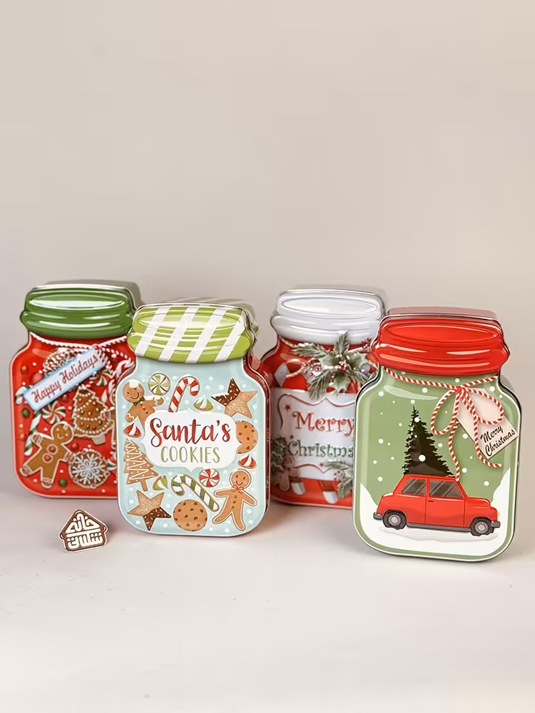 باکس طرح جار کریسمسی کد002424