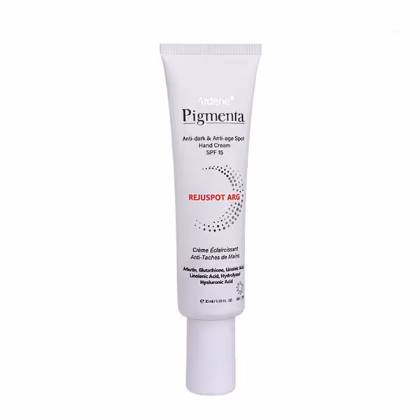 کرم ضد لک و روشن کننده دست آردن پیگمنتا با SPF15 حجم 30 میلی لیتر