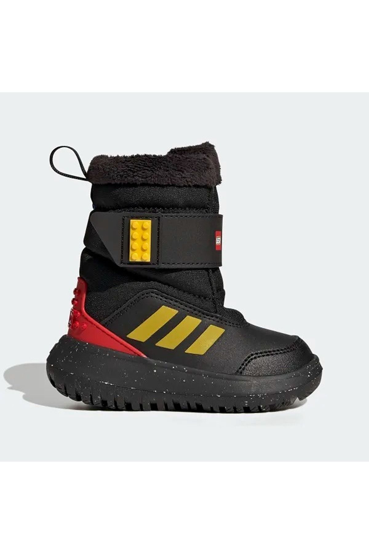 کفش پیاده روی مشکی پسرانه و دخترانه بچگانه سیاه بوت روزمره مدل lego winterplay adidas