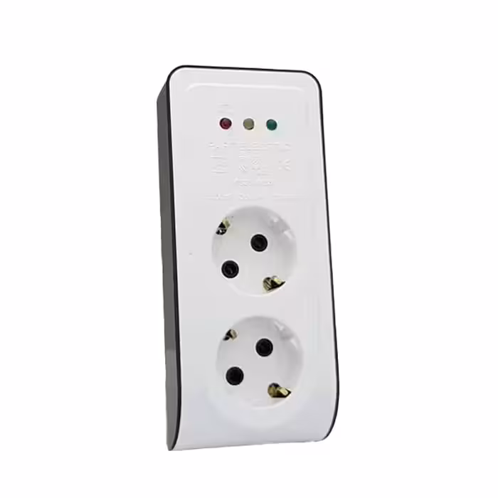 محافظ دوشاخه دار پارت دو خانه ارت دار 16 آمپر کد 2834