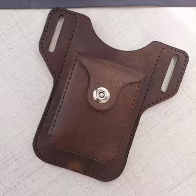 کیف موبایل کمری چرمی