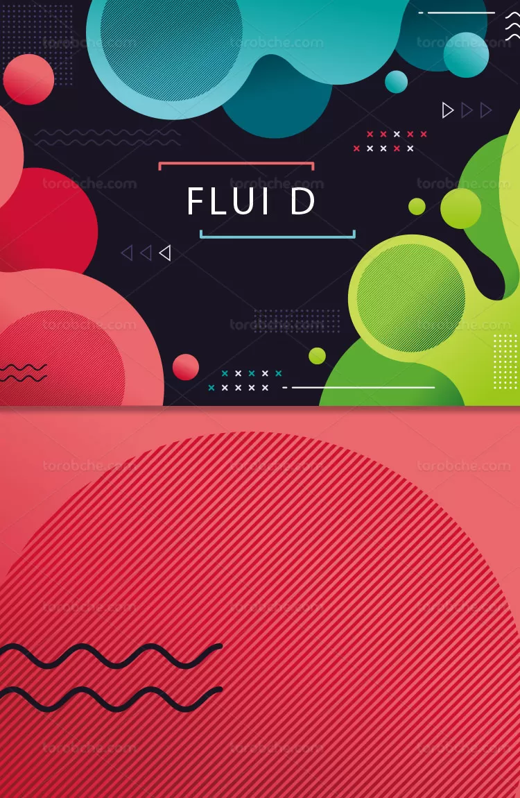 وکتور پس زمینه انتزاعی باکیفیت | گرافیک با طعم تربچه