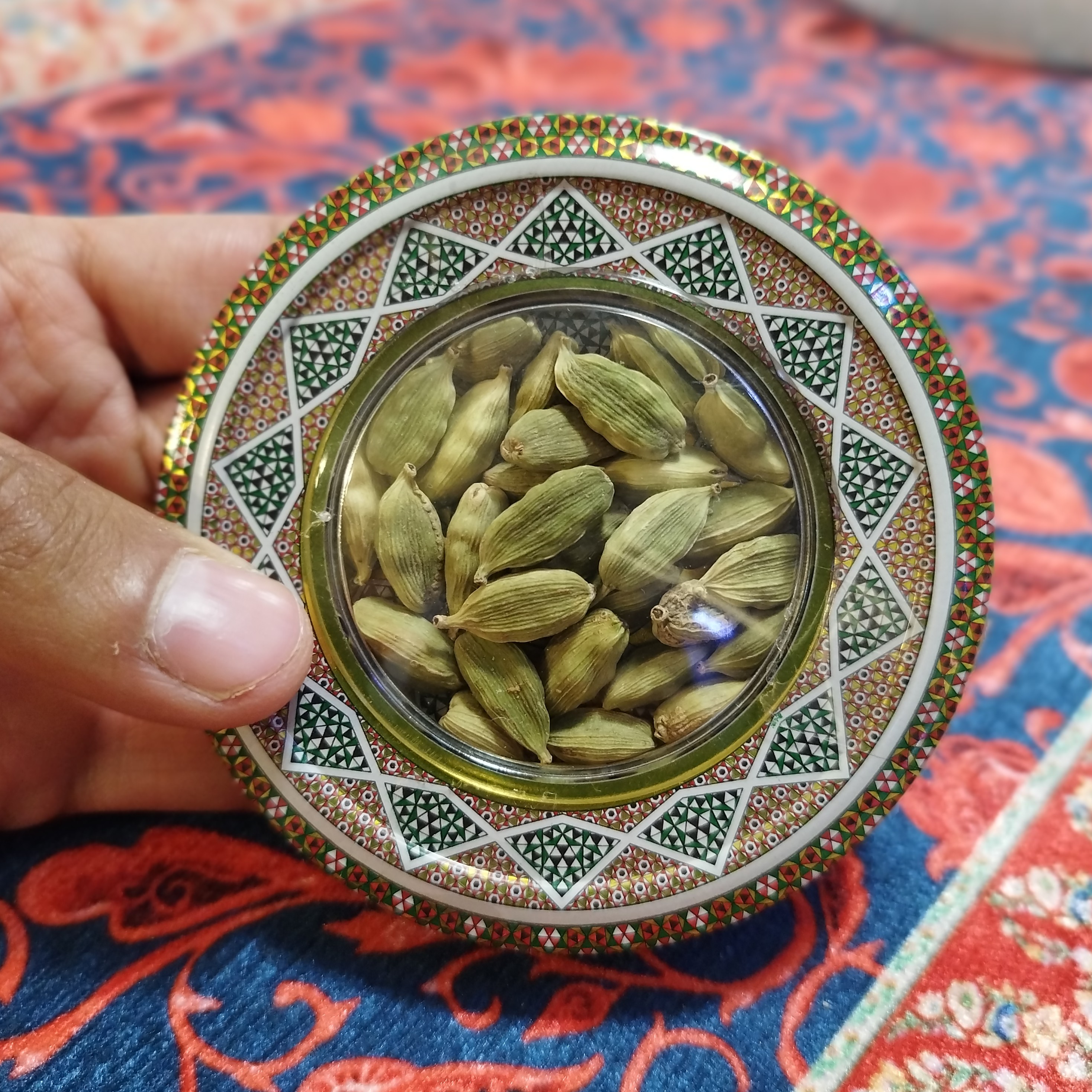 هل اکبر بنفش هندی 15گرمی خاتم