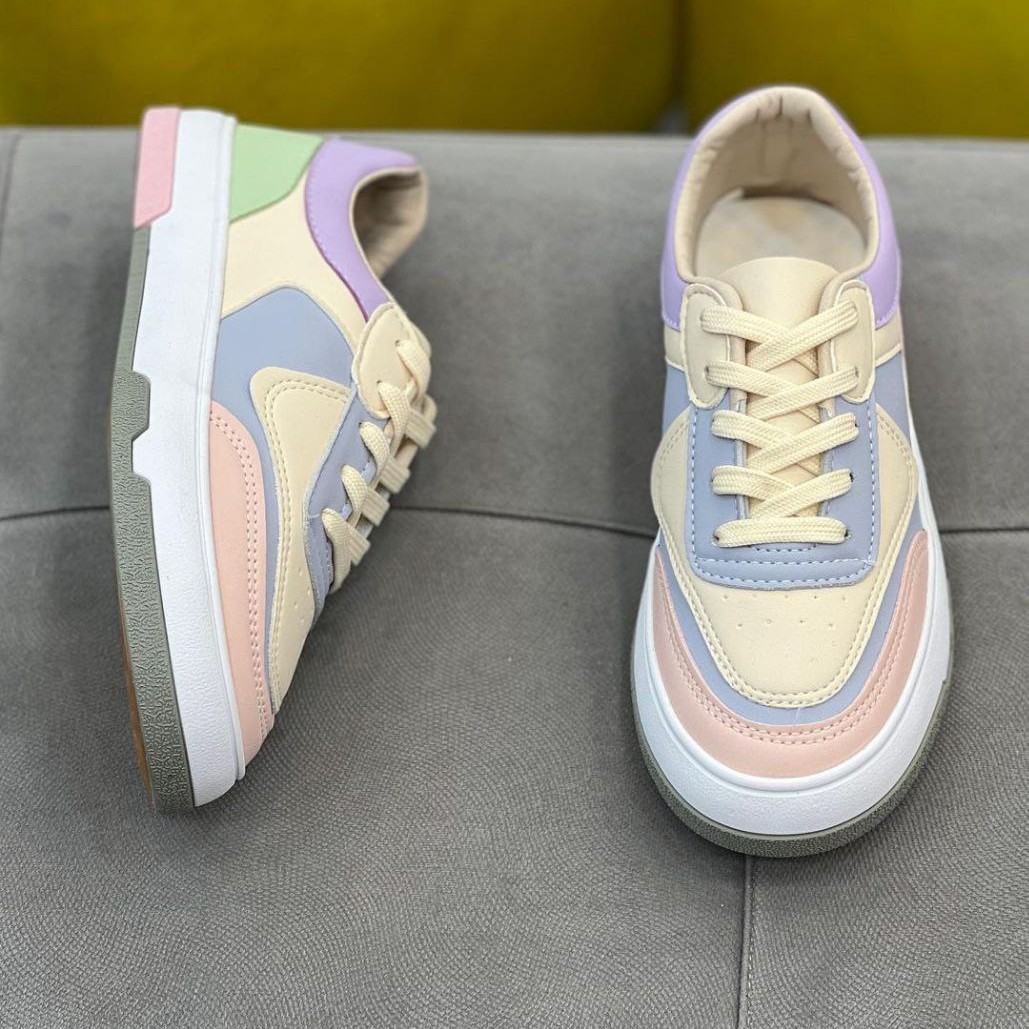 کتونی زنانه کتونی دخترانه ونس بندی کتونی اسپورت کفش اسپرت کفش راحتی