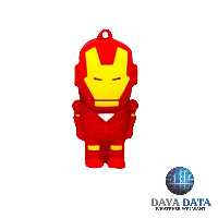 فلش مموری فانتزی دایا دیتا مرد آهنی کوچک مدلPC1044-9 ظرفیت32GB-USB3 رنگ قرمز