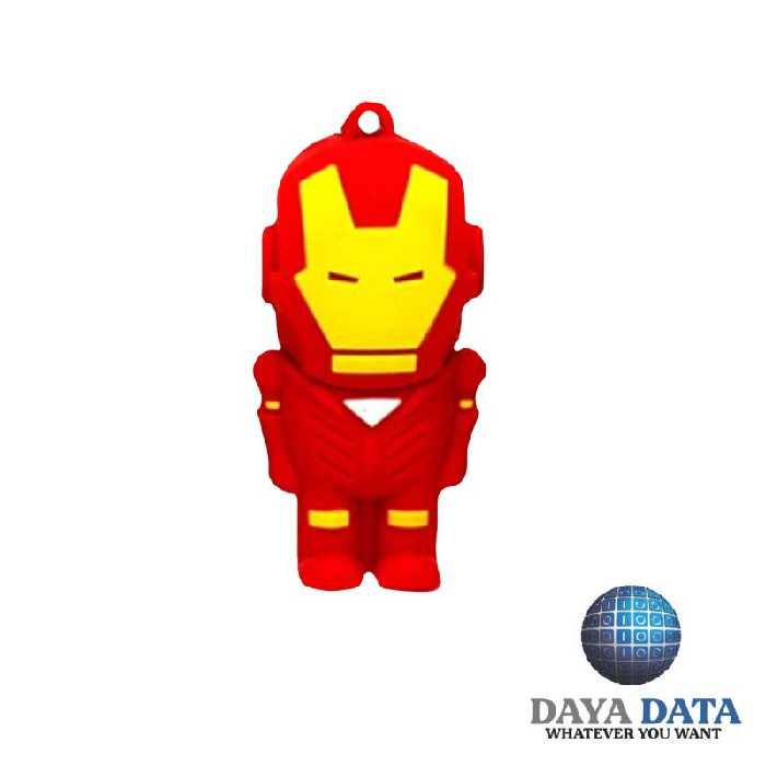 فلش مموری فانتزی دایا دیتا مرد آهنی کوچک مدلPC1044-9 ظرفیت32GB-USB3 رنگ قرمز