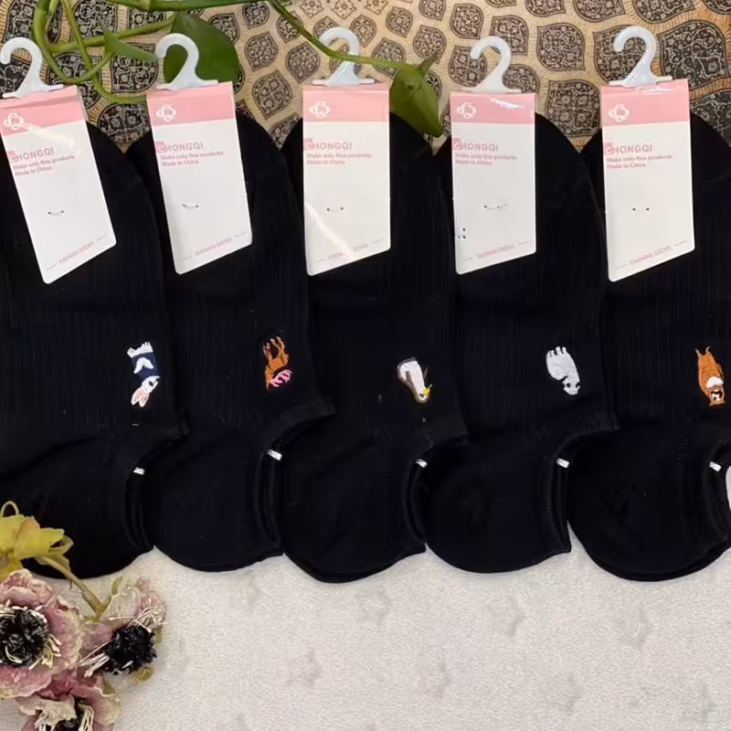 جوراب زیز قوزکی مشکی