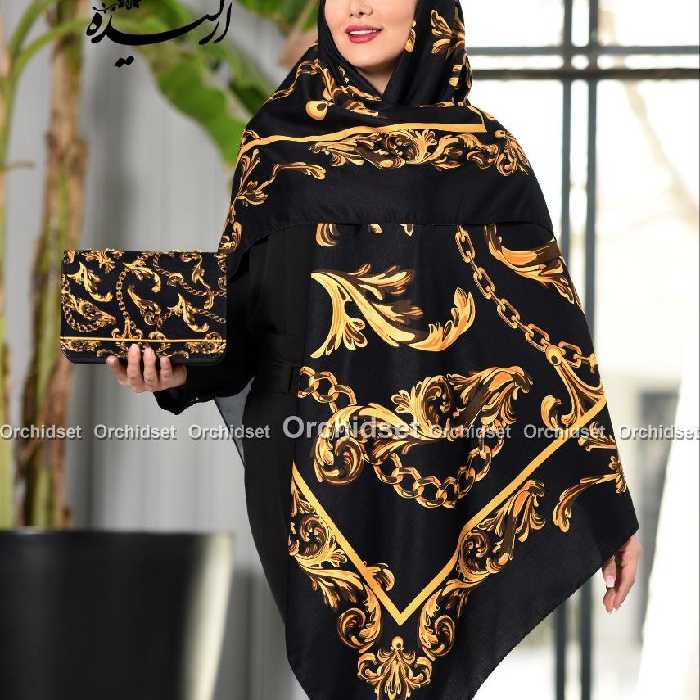 ست کیف و روسری قواره 140 کد o9