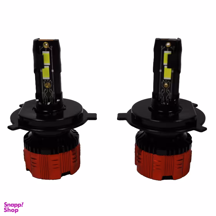 لامپ هدلایت خودرو سام مدل SM80 پایه H4 بسته 2 عددی