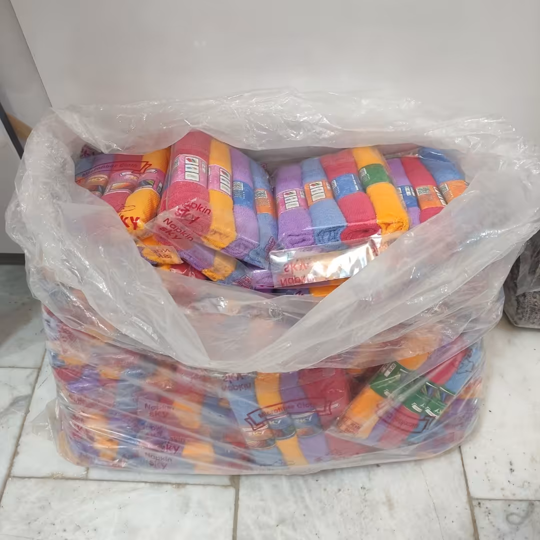 دستمال میکروفایبر 4تایی 