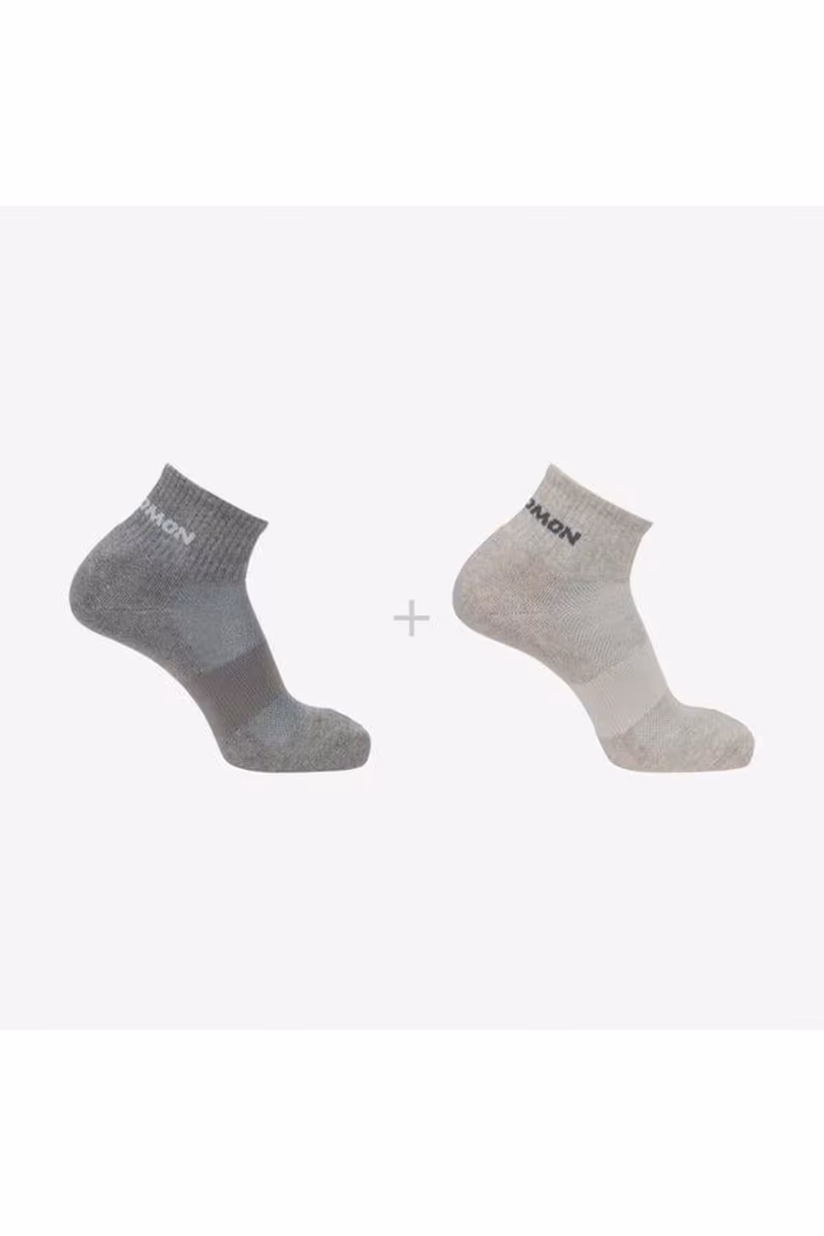 جوراب خاکستری مردانه و زنانه 2 بسته PACK اورجینال Salomon