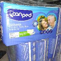 پوشک چسبی بزرگسال جان پد canped سایز M بسته 30 عددی

