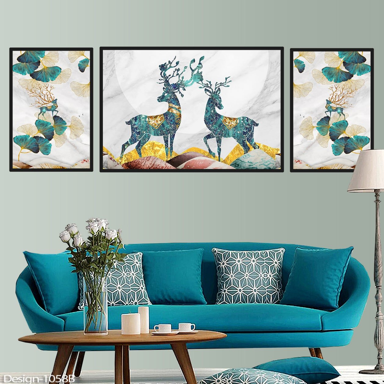 تابلو دکوراتیو 3 تکه کد 952