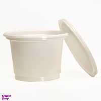 سطل یکبار مصرف کد cb2500 ظرفیت 2500 سی سی به همراه درب بسته 10 عددی