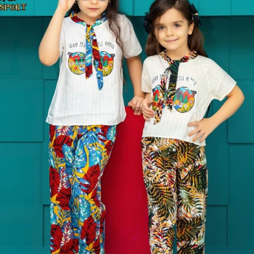 بلوز وشلوار هاوایی