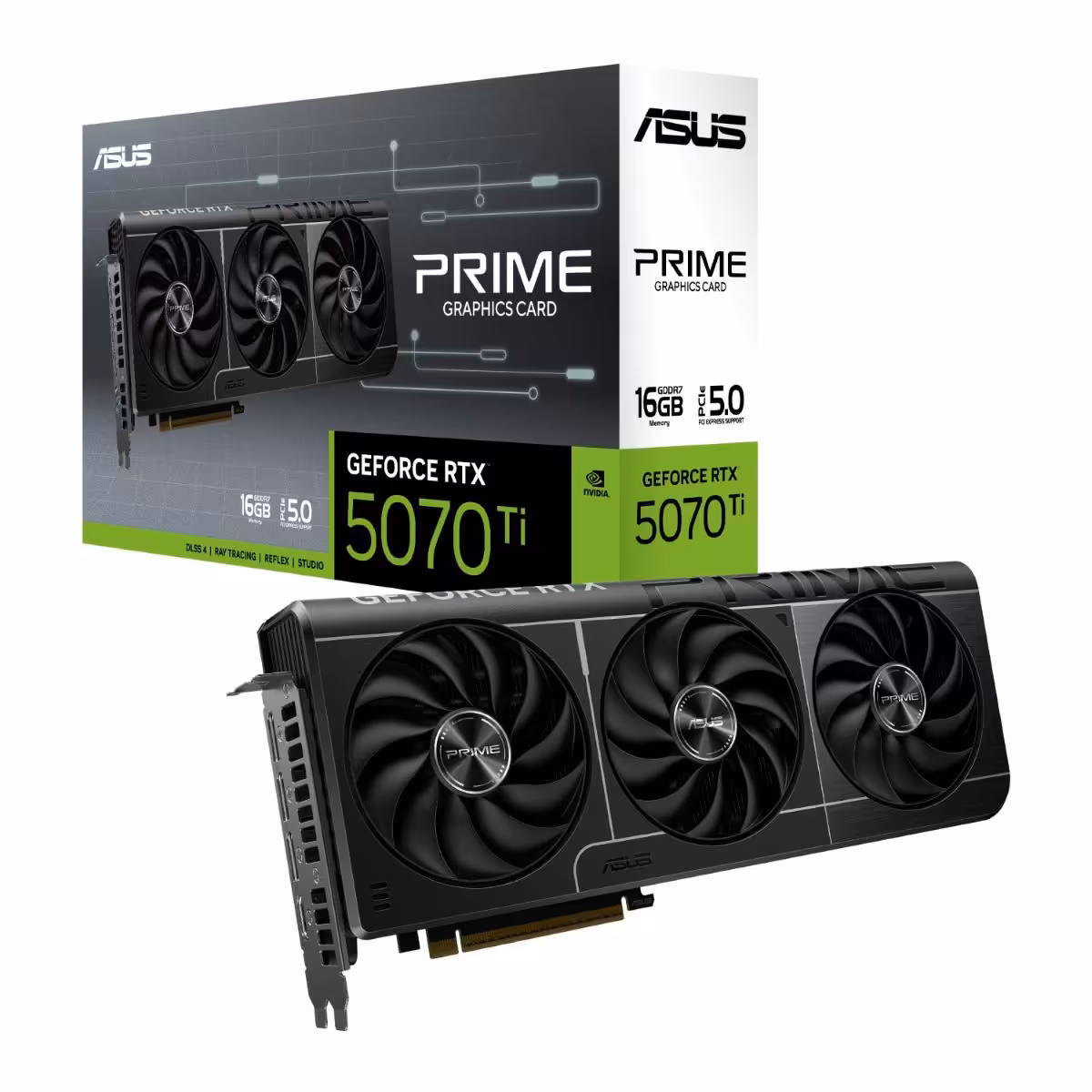خرید کارت گرافیک ASUS PRIME GeForce RTX 5070 Ti 16GB GDDR7 با بهترین قیمت