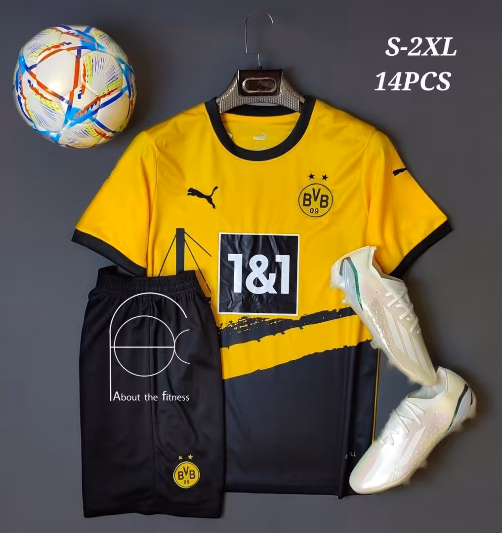 کیت اول بورسیا دورتموند 2023-2024 (پیراهن شورت) ورژن هواداری