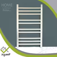 حوله خشک کن رومینا فولادی آبکاری سفید 80 سانتی (هزینه ارسال پس کرایه است)