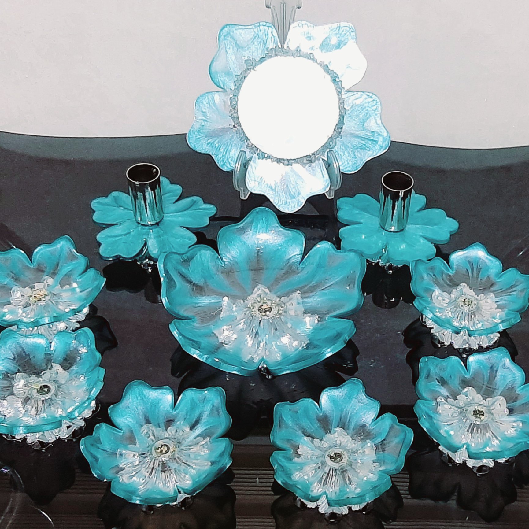 هفت سین فیروزه ای صدفی