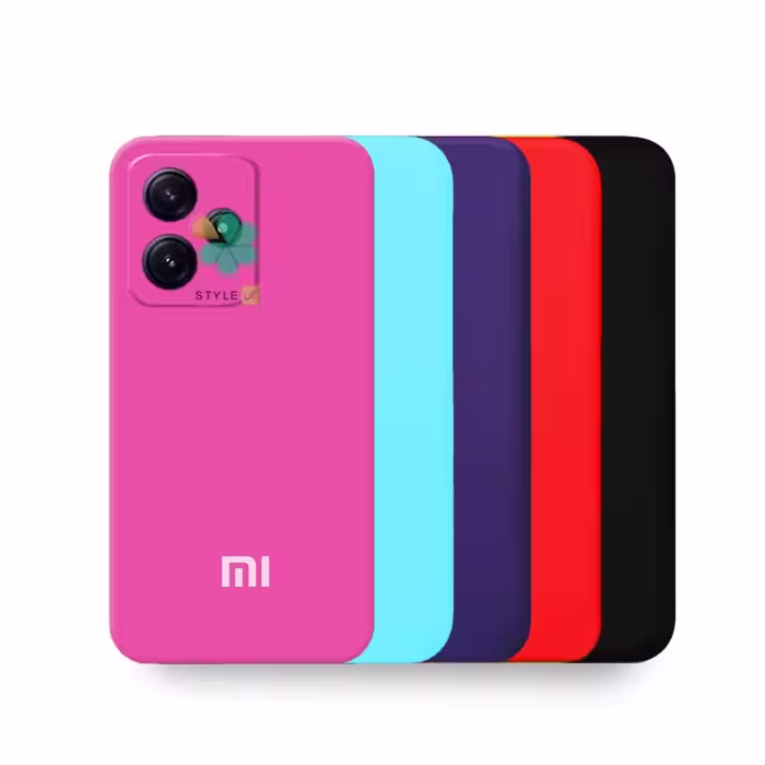 قاب گوشی سیلیکونی محافظ لنز دار مناسب شیائومی Poco M6 Pro 5G