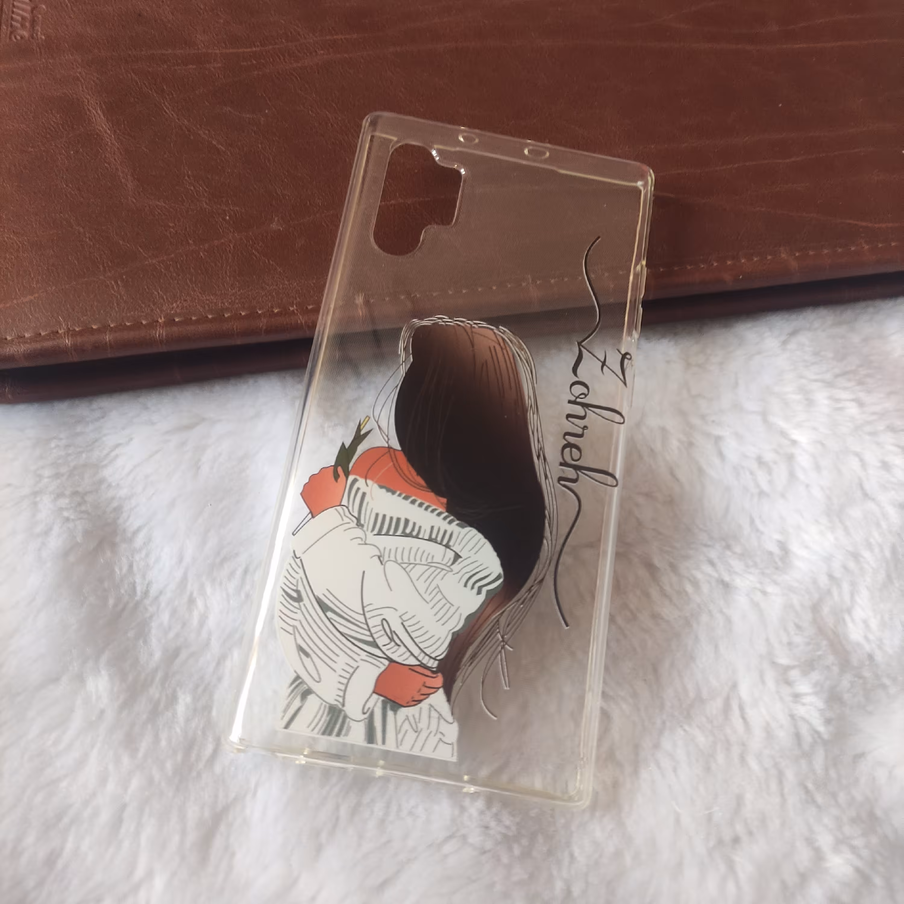 قاب طرحدار موبایل با طرح کد  2372