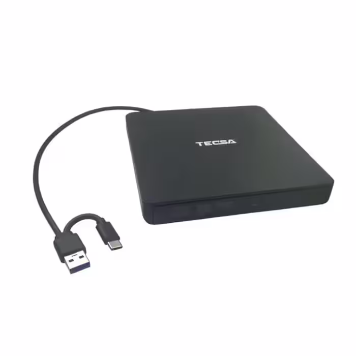 درایو نوری اکسترنال تکسا مدل DVD-RW Tecsa