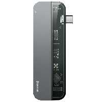 هاب بیسوس 5 پورت USB-C مدل Transparent Series Multifunctional CAHUB-TD0G
