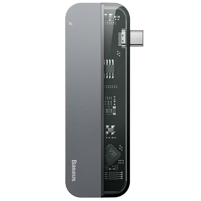 هاب بیسوس 5 پورت USB-C مدل Transparent Series Multifunctional CAHUB-TD0G