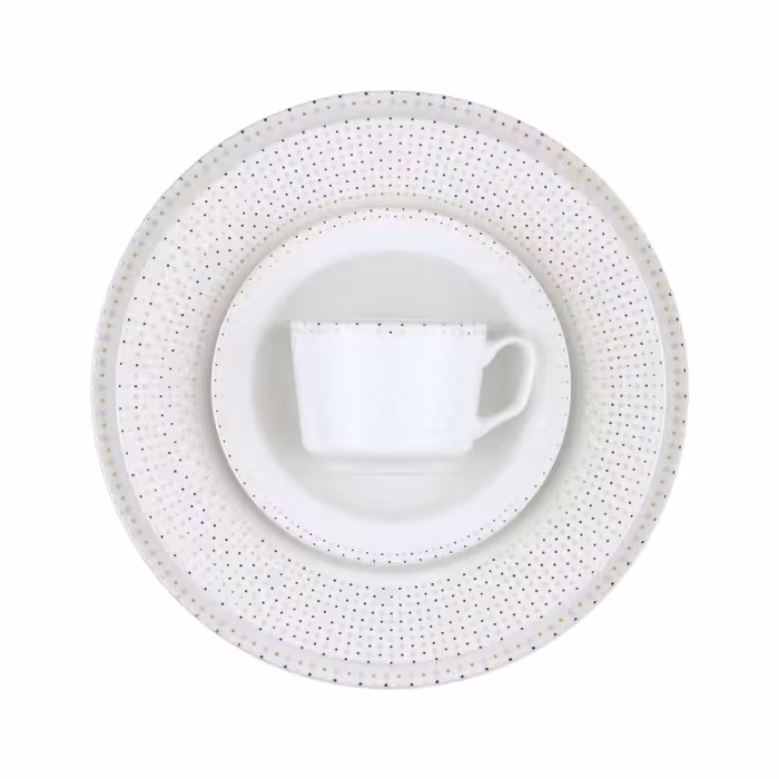 سرویس چینی زرین 12 نفره 102 پارچه لیون قالب رادیانس درجه یک