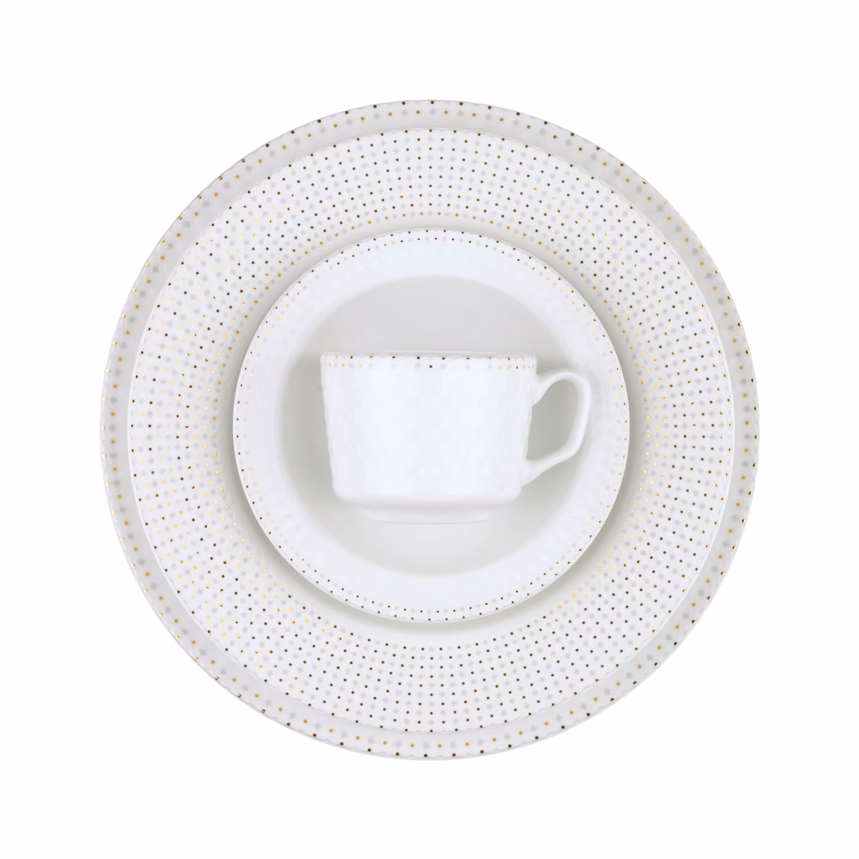 سرویس چینی زرین 12 نفره 102 پارچه لیون قالب رادیانس درجه یک