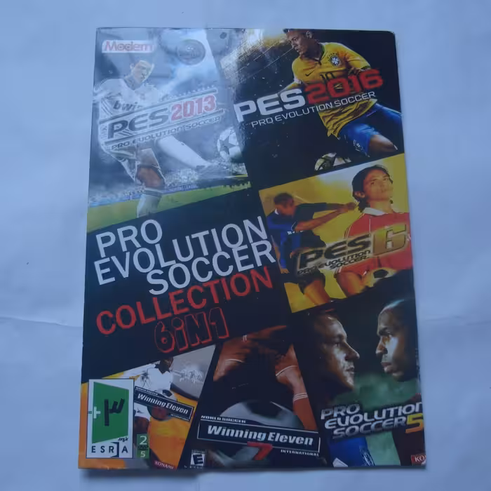 بازی اورجینال کالکشن 6 بازی در یک پک PES روی دو حلقه دیسک