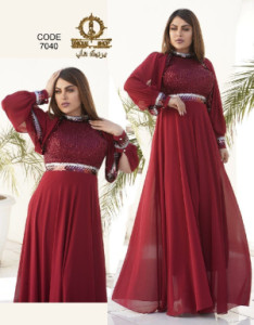 پیراهن زیبا جدید مجلسی سایز بزرگ تا سایز 54