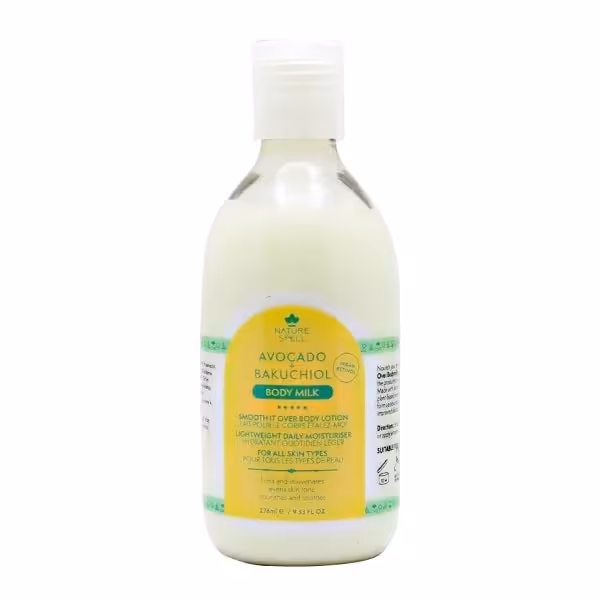 لوسیون بدن نیچر سپل NATURE SPELL مدل Bakuchiol and Avocado حجم 276 میل