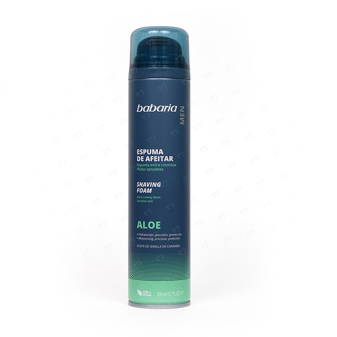 قیمت و خرید فوم اصلاح باباریا مدل Aloe حجم 300 میلی لیتر ⚡ اصل